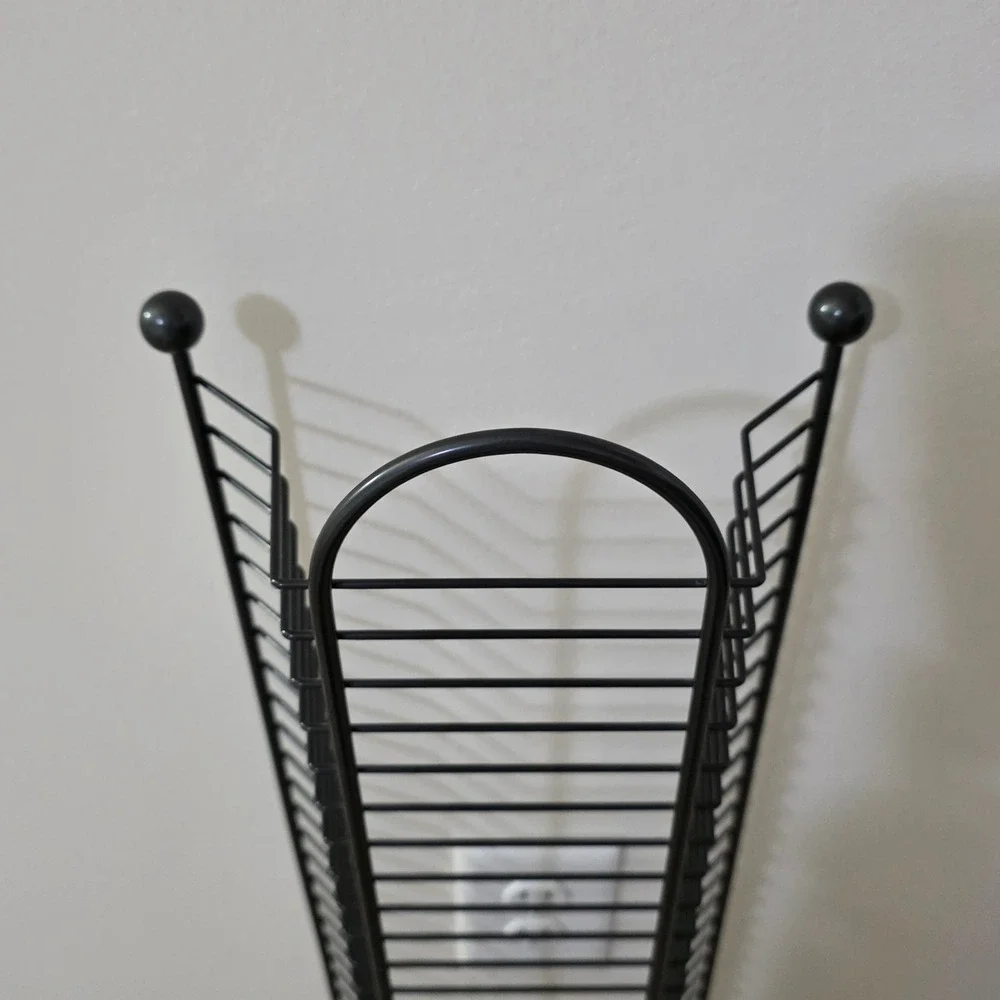 Vintage DVD Video Game Tower Rack Set of 3 Metal Black Media Storage Organizer - Picture 4 of 5
